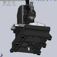 BT40垂直轴铣床、立式铣床 3D模型
