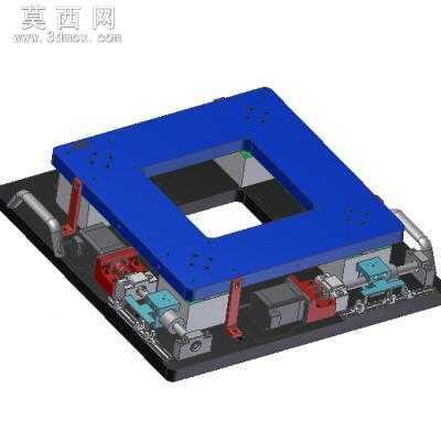 檢測機用精密XXY对位平台 3D模型