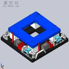 檢測機用精密XXY对位平台 3D模型