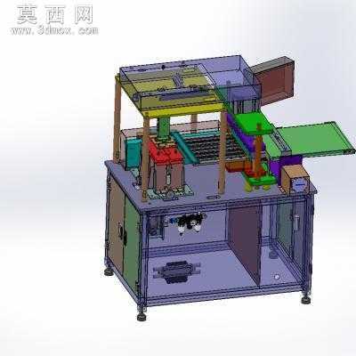 电池极片裁切机裁大片机 3D模型