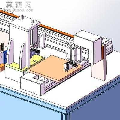 锡片自动装配机 3D模型
