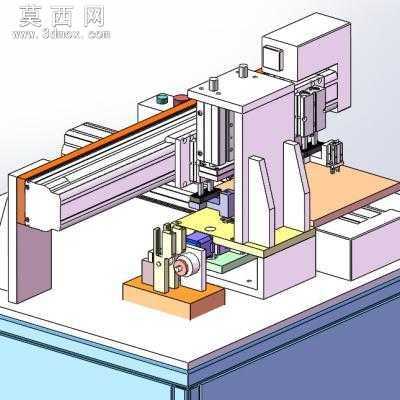 锡片自动装配机 3D模型