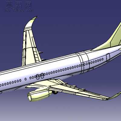 ����737�ɻ� 3Dģ��