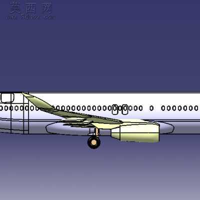 波音737飞机 3D模型