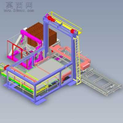 龙门码垛机 3D模型