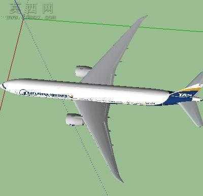 波音777客机 3D模型