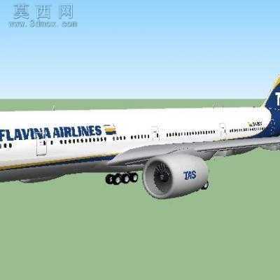 波音777客机 3D模型
