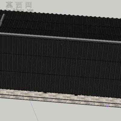 中式户外卫生间公厕公共厕所 3D模型