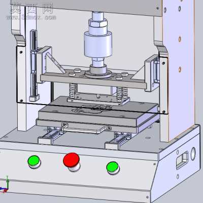 自动化气动铆钉机 3D模型