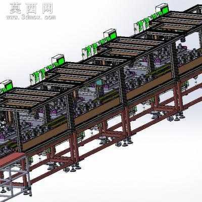 马达焊接流水线 3D模型