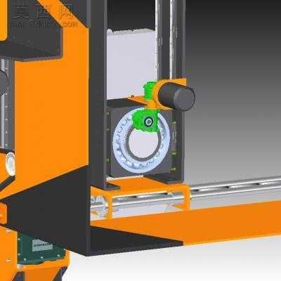 5轴CNC麿床数控磨床 3D模型