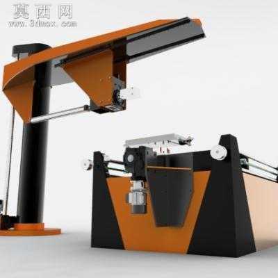5轴CNC麿床数控磨床 3D模型