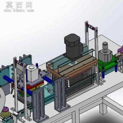 半导体器件移印包装机半导体IC器件印字编带包装一体机 3D模型