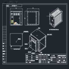 高端油烟净化器 CAD图纸