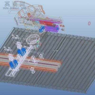 可编程半自动弯管机 3D模型