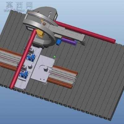 可编程半自动弯管机 3D模型