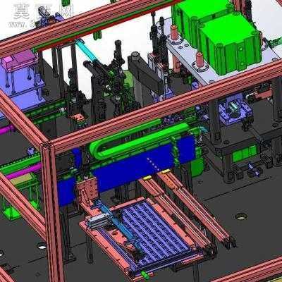 电感器自动组装机电子行业设备 3D模型