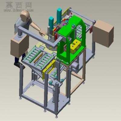 全自动锁螺丝机螺钉拧紧机器 3D模型