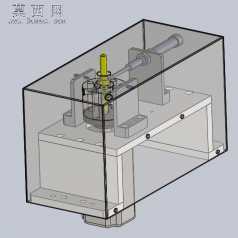 产品自动找位结构 3D模型