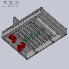 分拣动力辊道 3D模型