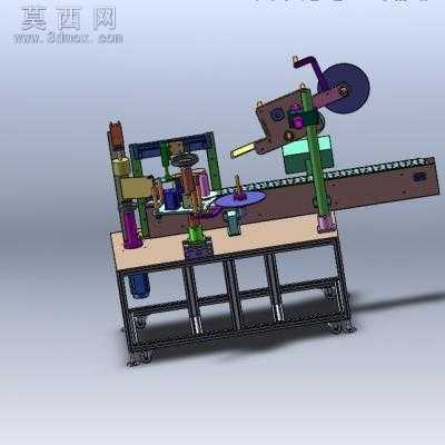 包装标贴机SW-3D图 3D模型