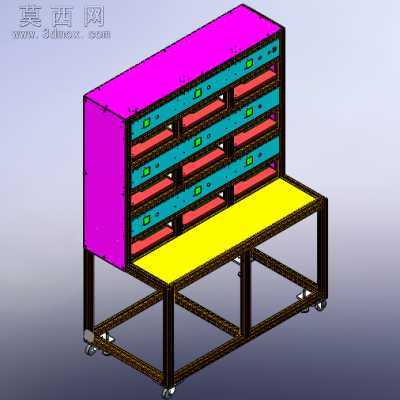 手机壳压合机手机组装工厂使用 3D模型