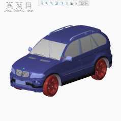 宝马X5汽车 3D模型