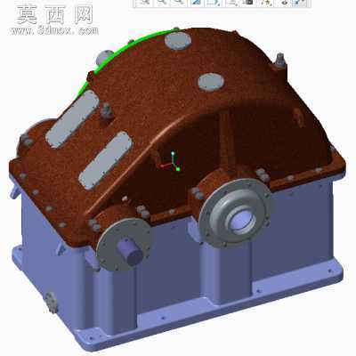 超大型专用减速机 3D模型