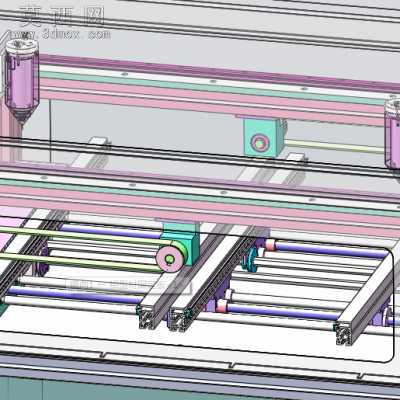 点热熔胶机、非标自动化点胶机 3D模型