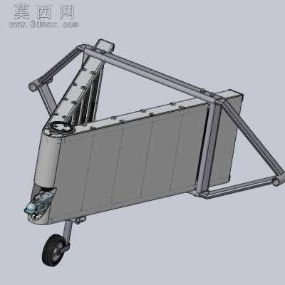 7°倾斜完全自动化拖车 3D模型
