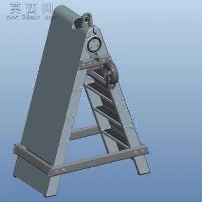 7°倾斜完全自动化拖车 3D模型