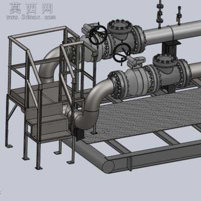 测流站 3D模型