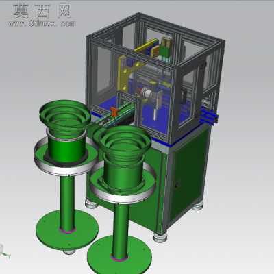 基于马赫原理自动振动给料机 3D模型