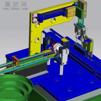 基于马赫原理自动振动给料机 3D模型