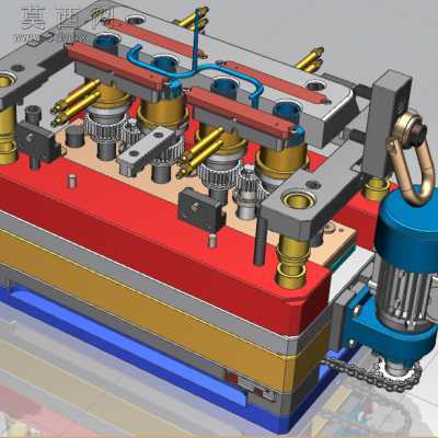 变速箱模具反应器 3D模型