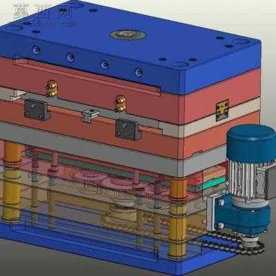 变速箱模具反应器 3D模型