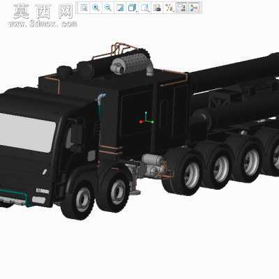 布拉莫斯导弹发射车 3D模型