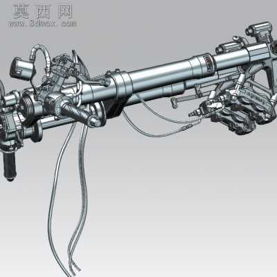奥林斯叉、摩托车前叉 3D模型