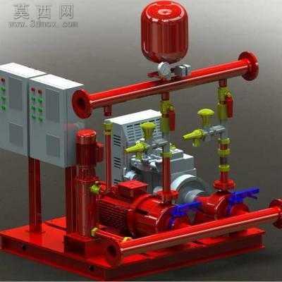 消防泵站 3D模型