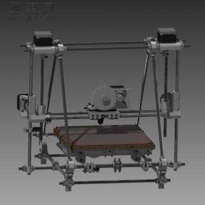 RepRap Prusa孟德尔3D打印机 3D模型