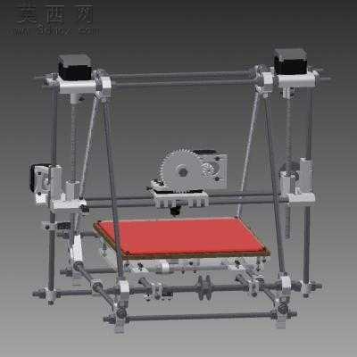 RepRap Prusa孟德尔3D打印机 3D模型