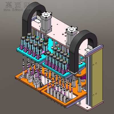 ��ͷ��˿�����Զ���LED�����˿������ 3Dģ��