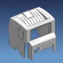 打印机外壳模具 3D模型