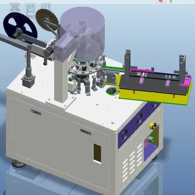 全自动编带机、电感编带测试NG分选多功能一体机 3D模型