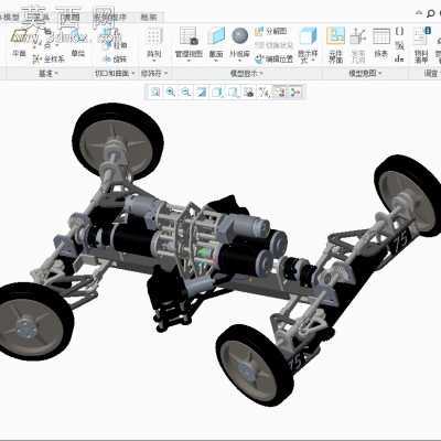 ����������ת�򴫶�ϵͳ 3Dģ��