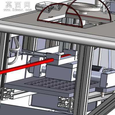 小型型材切断机 3D模型