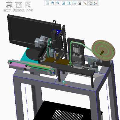 热封编带机 3D模型
