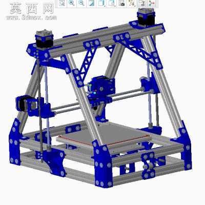 孟德尔3D打印机 3D模型
