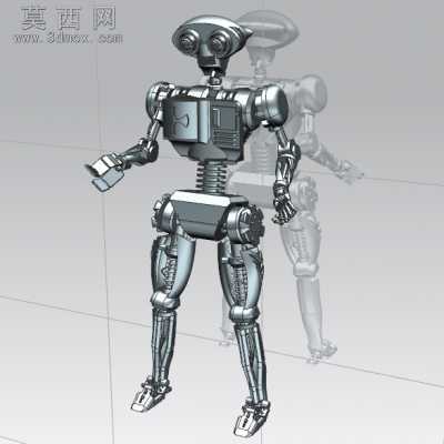 BOT机器人 3D模型