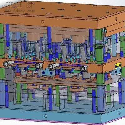 塑料注射模具 3D模型